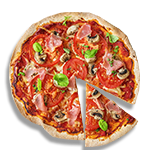 Pizza Prosciutto Cotto & Mushrooms 